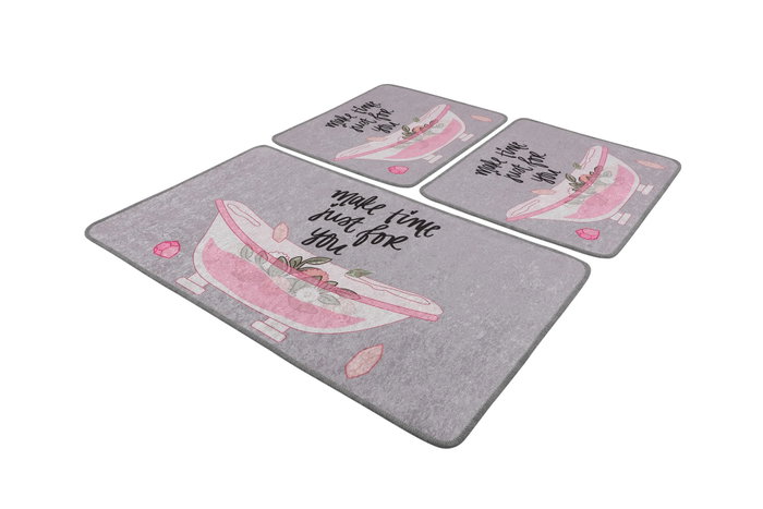 Mijölnir Juego de Alfombrillas de Baño Multicolor (3 piezas) Mijölnir Juego de Alfombrillas de Baño Multicolor (3 piezas)
